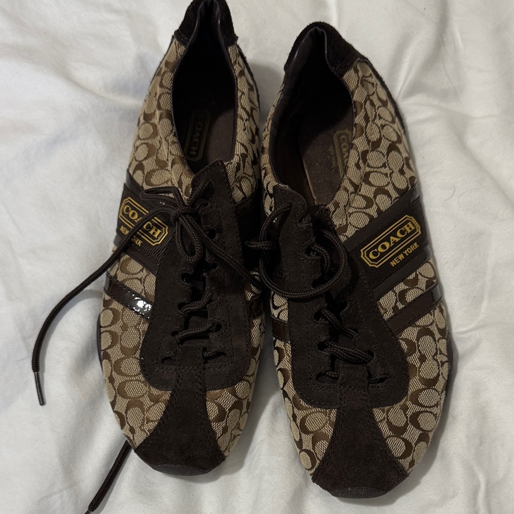 Coach Brown and Tan Women's Shoes